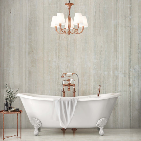 New Silver Travertine Vein Cut Slab