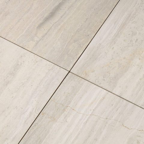 Vein Cut White Wood Slab