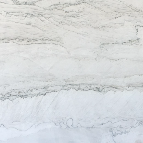 Vein Cut White Quartzite Slab